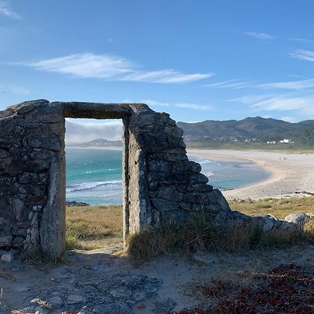Apartamento Playa de Carnota Bagian luar foto