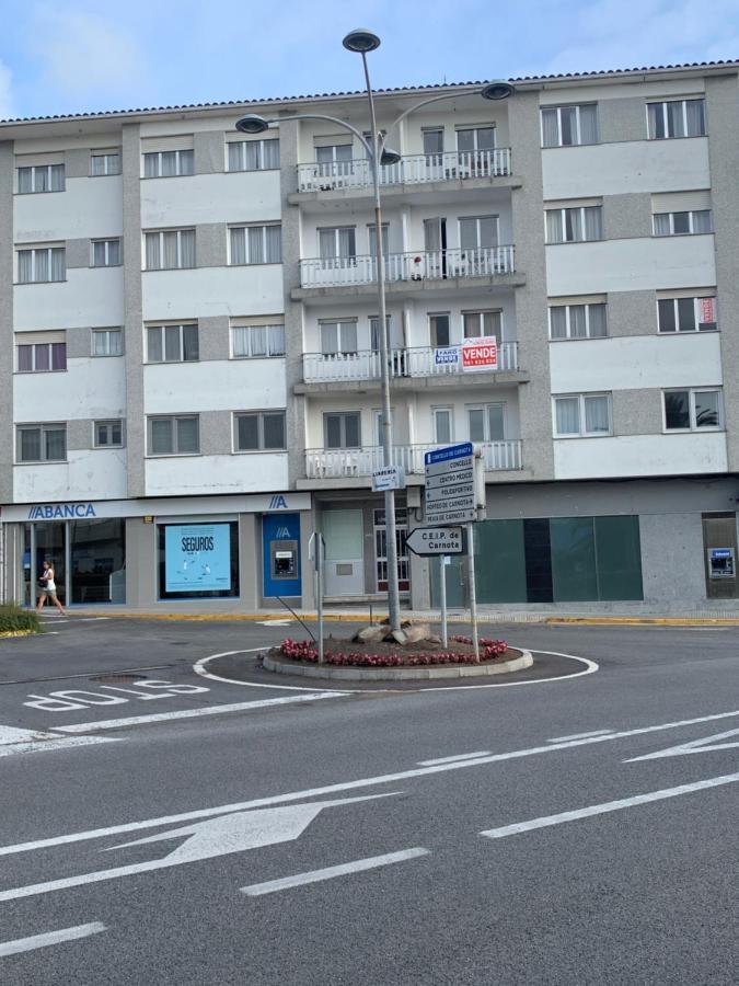Apartamento Playa de Carnota Bagian luar foto
