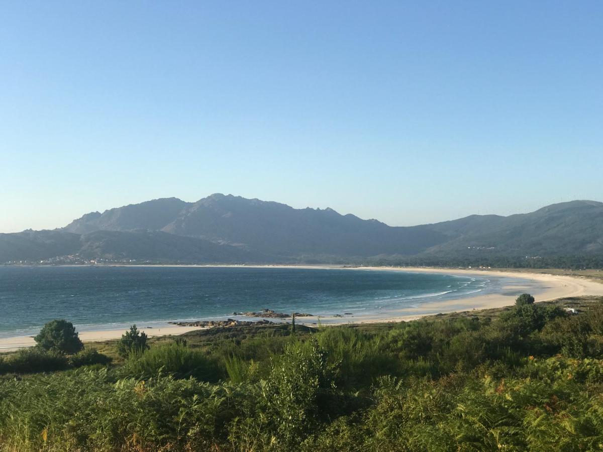 Apartamento Playa de Carnota Bagian luar foto