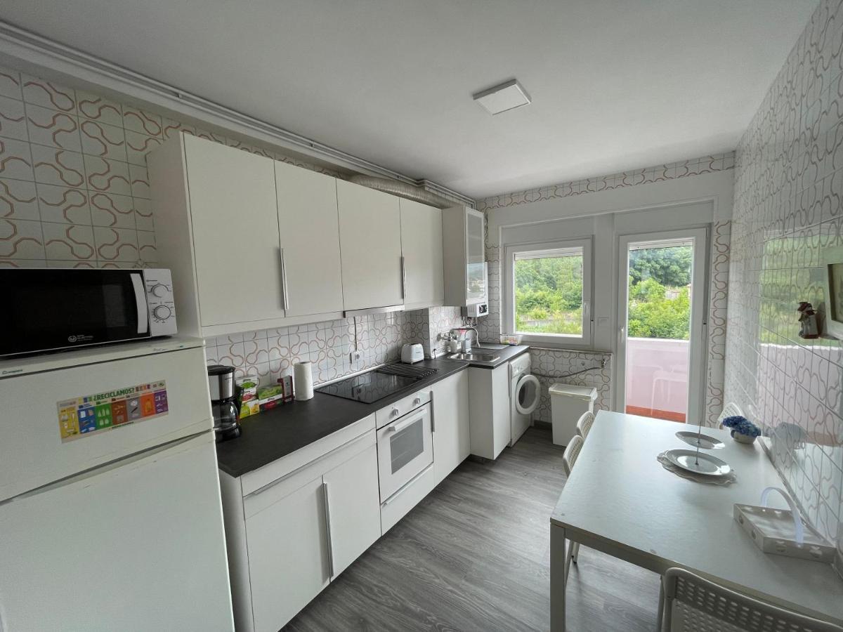 Apartamento Playa de Carnota Bagian luar foto