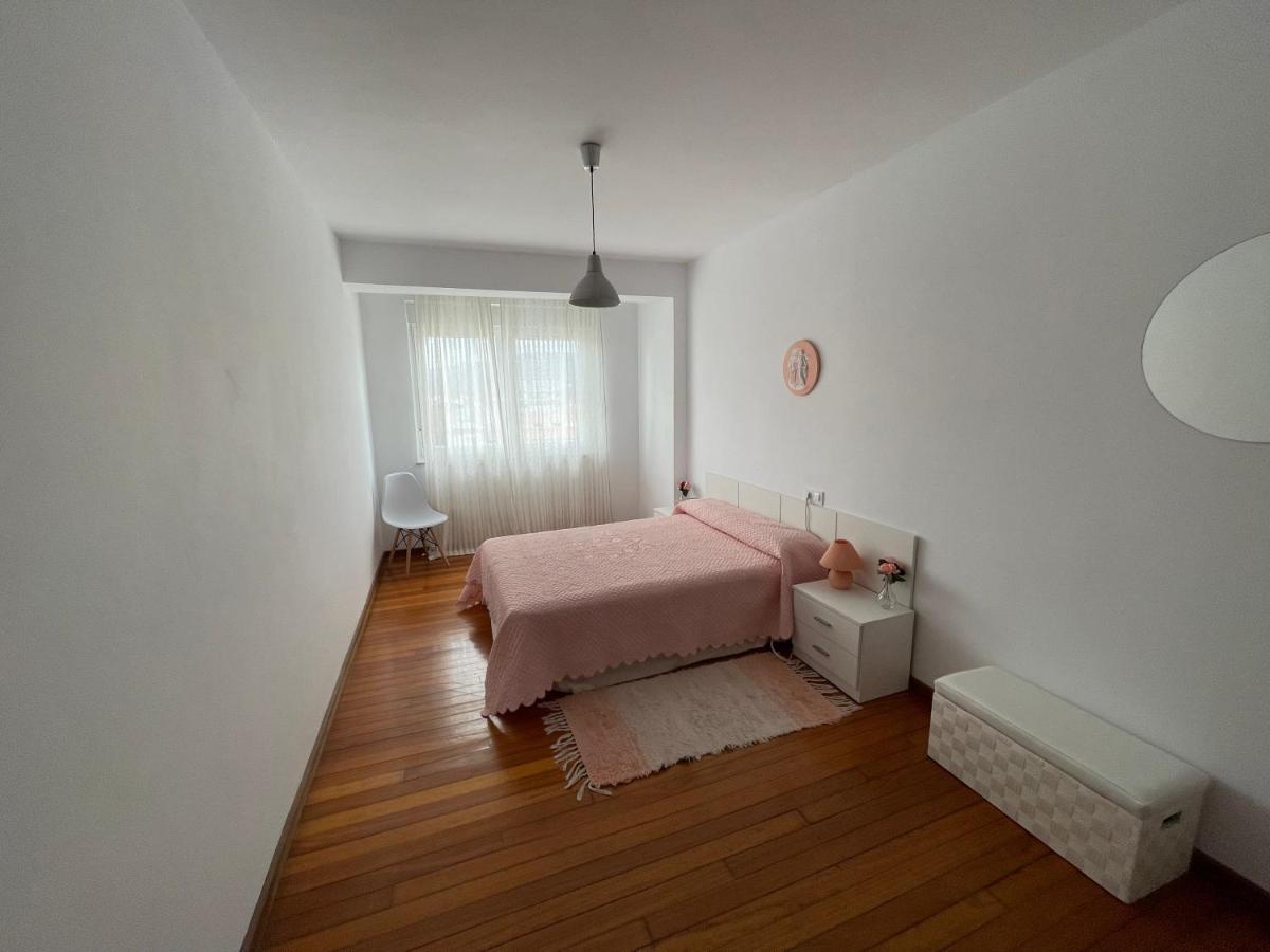Apartamento Playa de Carnota Bagian luar foto